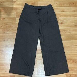 American Eagle Wide-Leg Gray Trousers